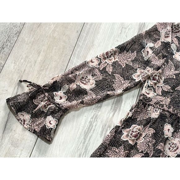Knox Rose BoHo floral knee length dress size XS - Picture 4 of 11